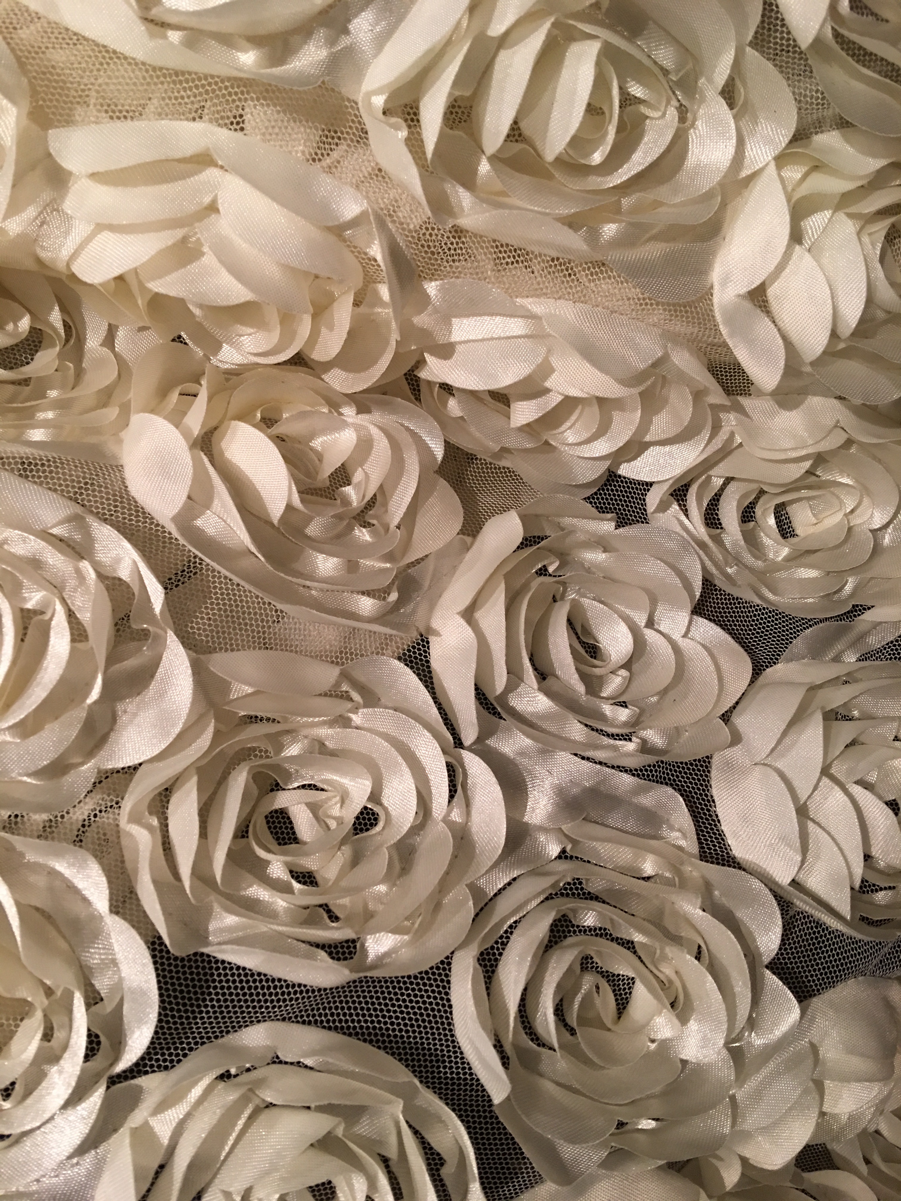 Ivory Satin Rosette