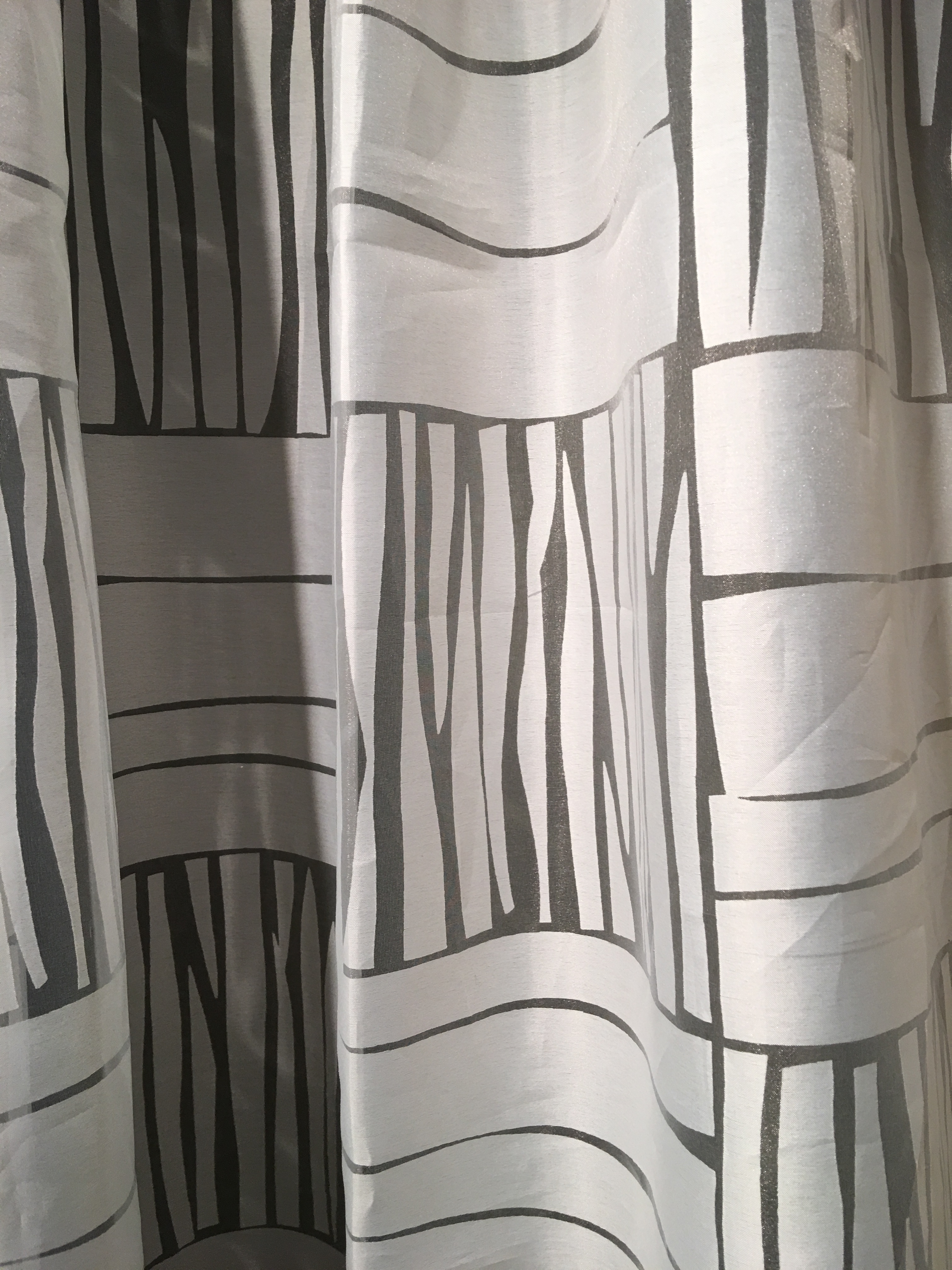White Printed With Transparent