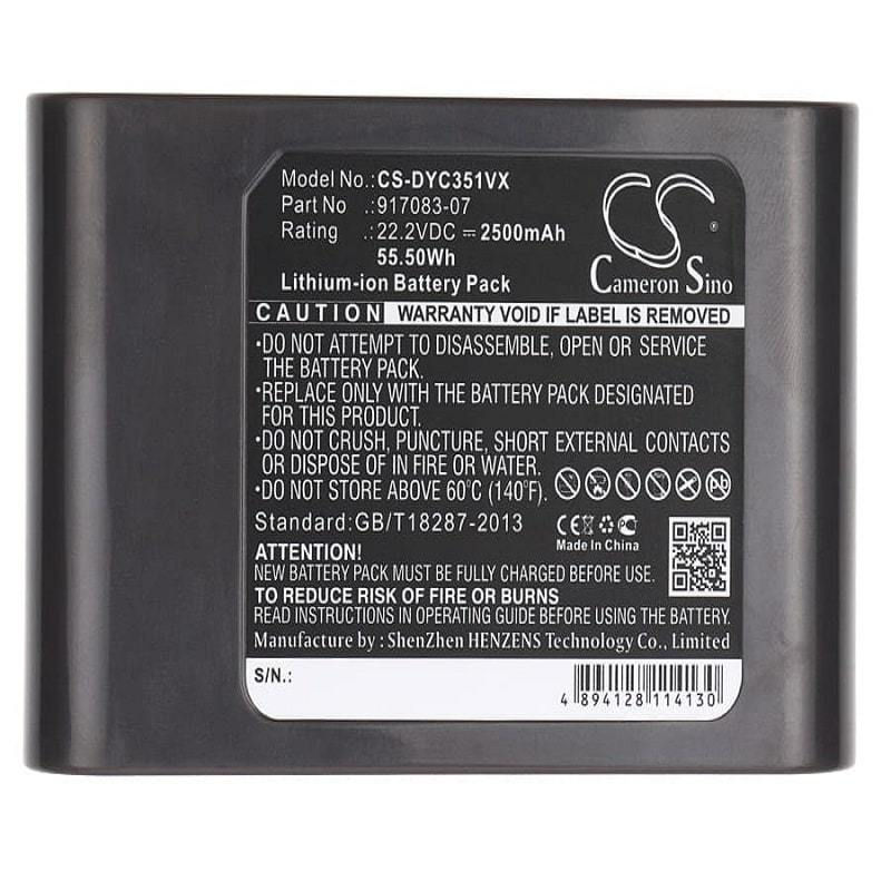 Thumbnail: CS-DYC351VX 2500mAh Battery