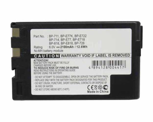 Thumbnail: Canon BP-E722 2100mAh Replacement Battery
