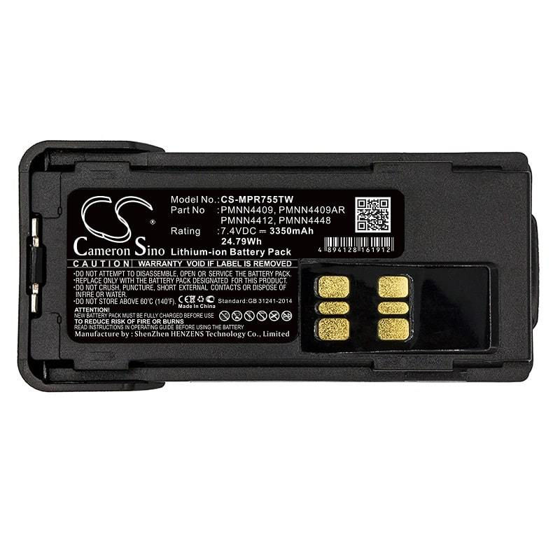 Thumbnail: Motorola PMNN4409BR 3350mAh Replacement Battery