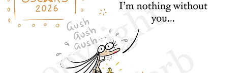 The Oscars Client Gratitude cartoon