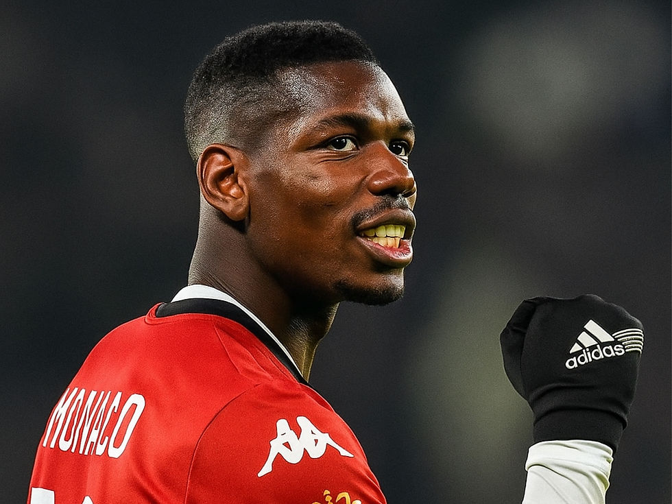 Paul Pogba is officially an AS Monaco player
