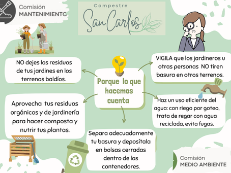 Prácticas para mantener nuestro entorno limpio