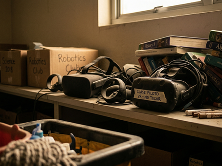 Innovación docente: ¿Por qué la Realidad Virtual no sobrevivió al aula real?