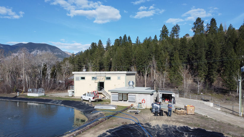 Pond Pro aeration installation in british columbia