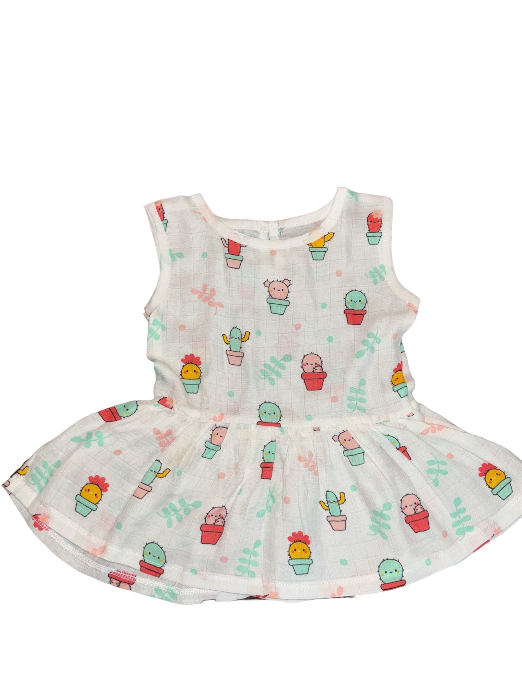 Muslin Frock (Button)