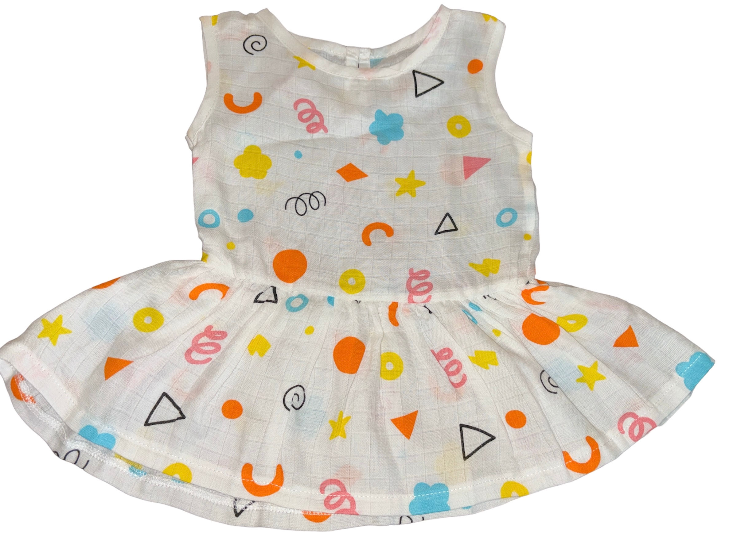 Muslin Frock(Button )