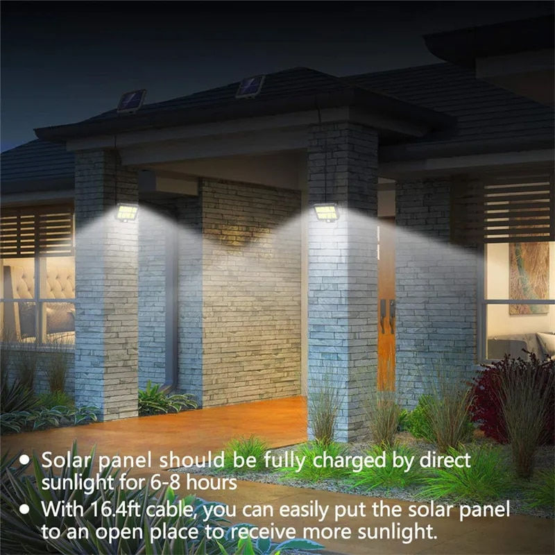 Miniatiūra: Solar Lights Outdoor PIR Motion Sensor COB Solar Led Light Outdoor Waterproof 