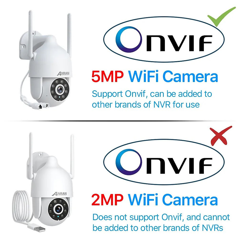 Miniatiūra: Anran 5MP Security Camera Wireless Outdoor for Home, WiFi  PTZ360° Auto tracking