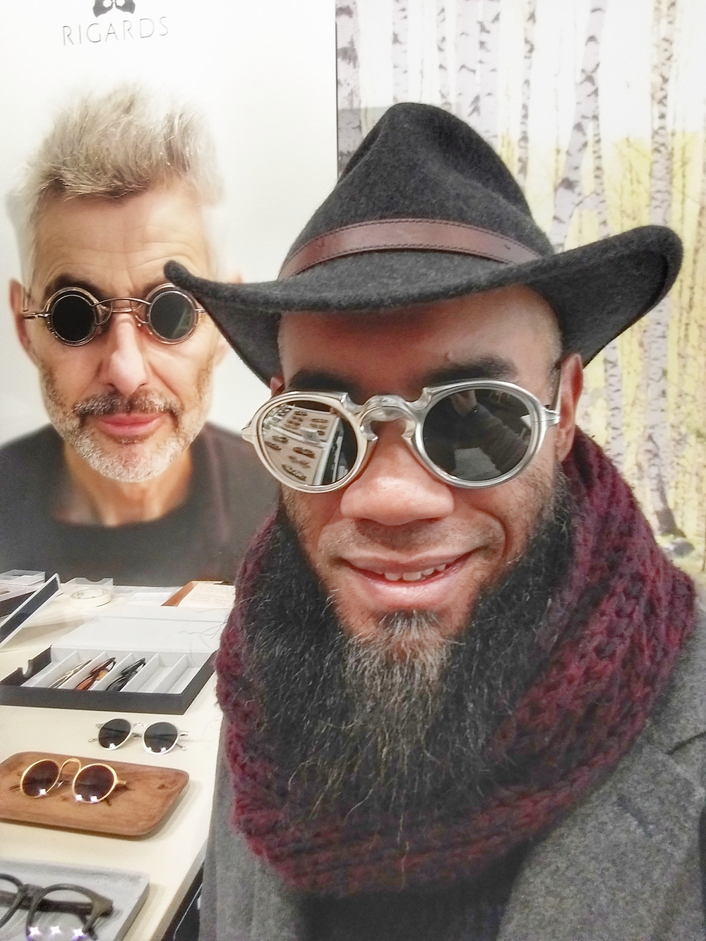 Rigards in Mido, worn by Janan from Kings Heath, Birmingham eyewear.