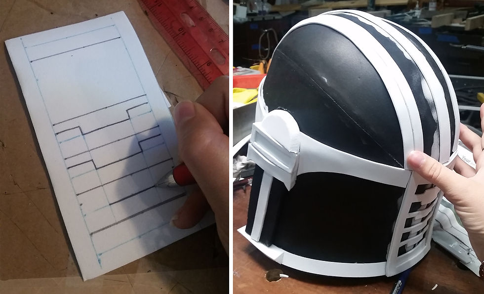 The Armorer costume Mandalorian helmet foam armor cosplay