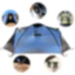 FestPro SiestaTent a blackout festival tent with fans, top-rated 2025 camping essential for daytime rest