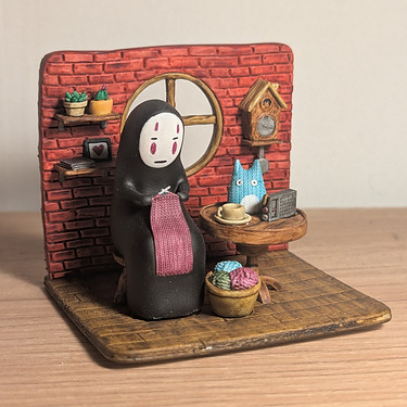 Impression et peinture personnalisé d'une figurine imprimé en résine