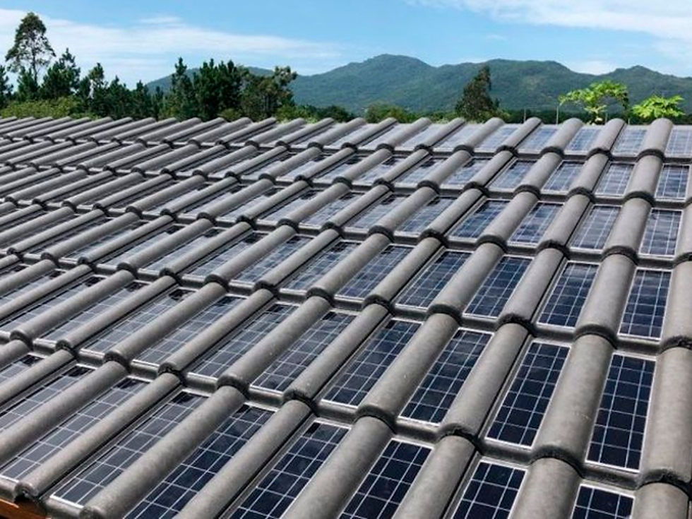 Conheça a primeira telha solar do Brasil