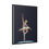 Thumbnail: Ballerina on Canvas (Blue background x Black Frame)