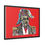 Thumbnail: Dessalines on Canvas (Red background x Black Frame) 