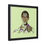 Thumbnail: Obama on Canvas (Fern background x Black Frame) 
