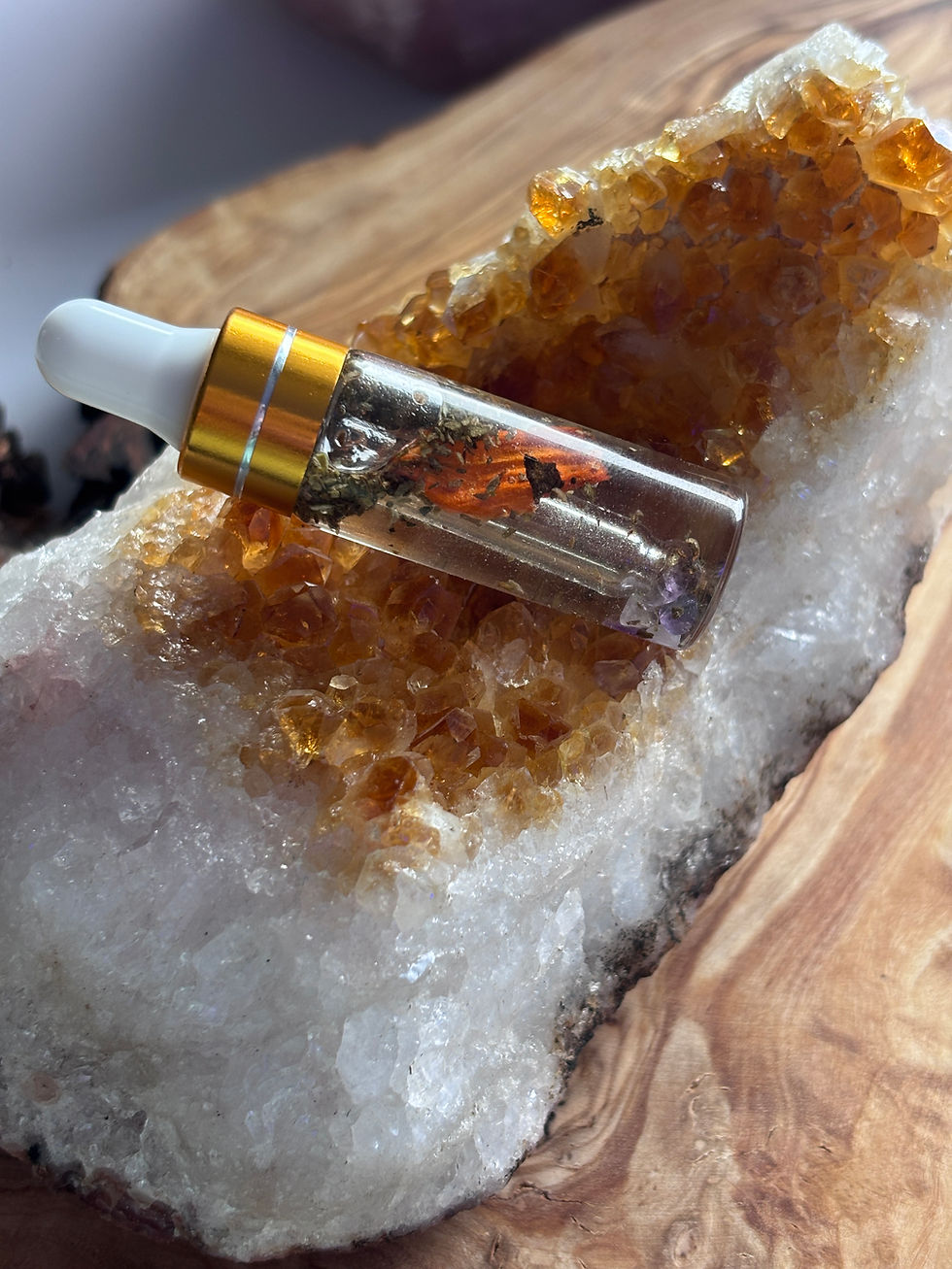 New Moon Money Water Elixirs — Seeds of Prosperity by Evil Eye Tarot.