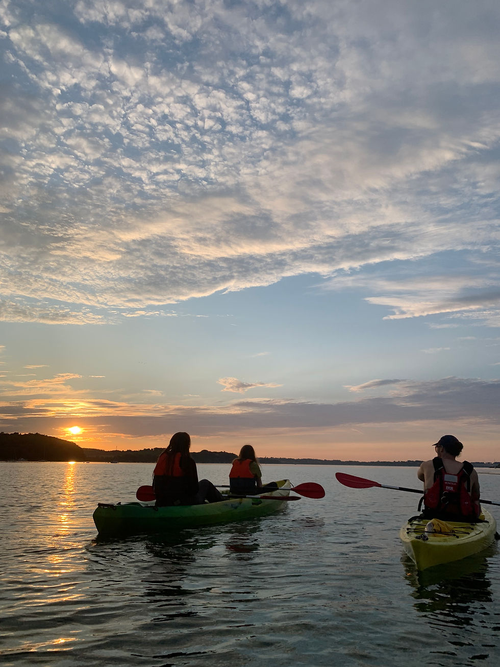 Coucher de soleil team building