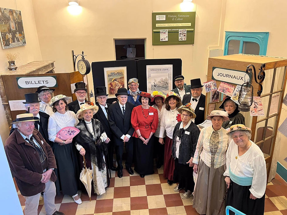 Exposition L'arrivée du train à Vaux