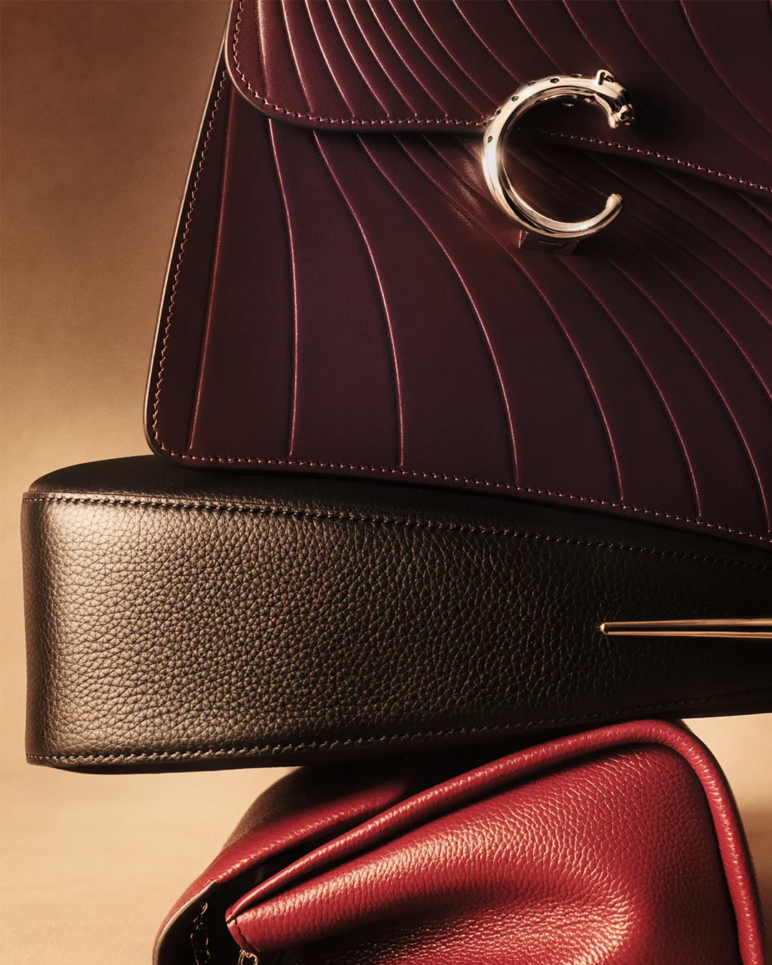 Cartier leather goods in Vogue