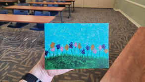 Q-tip Flower Painting 