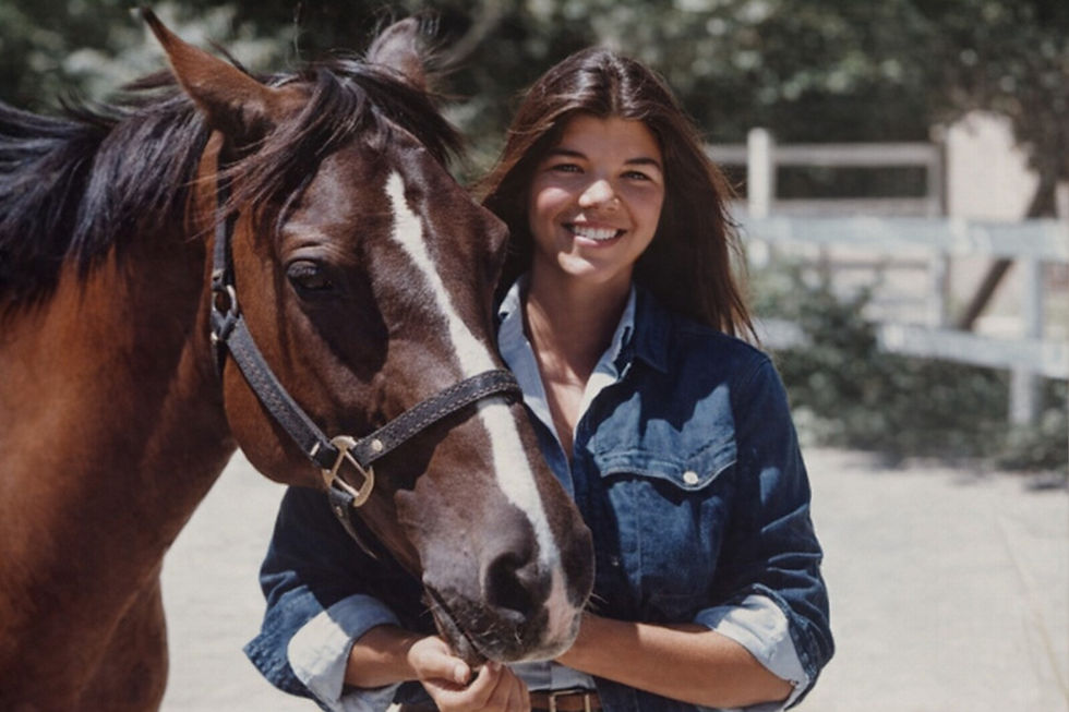 Stacy and her beloved horse Sir-Prize
