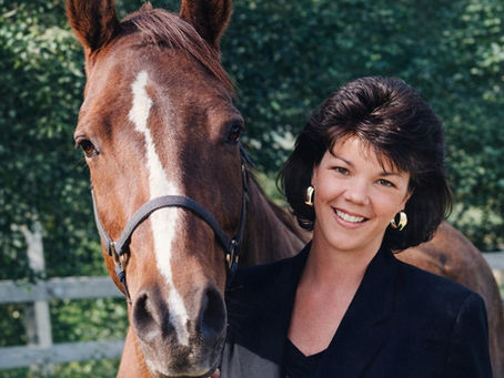 Stacey with her beloved horse Sir-Prize