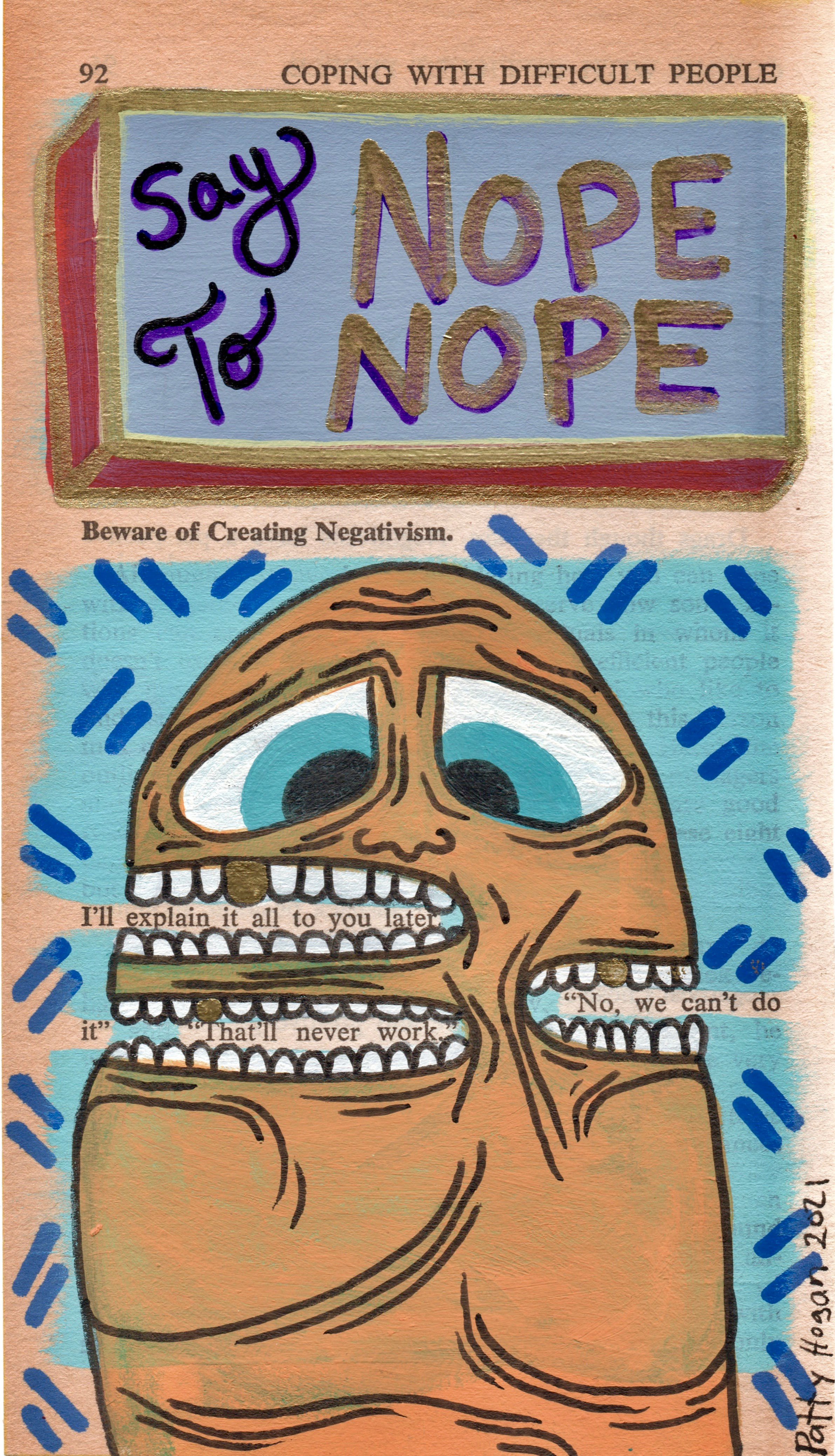 Beware of Creating Negativism