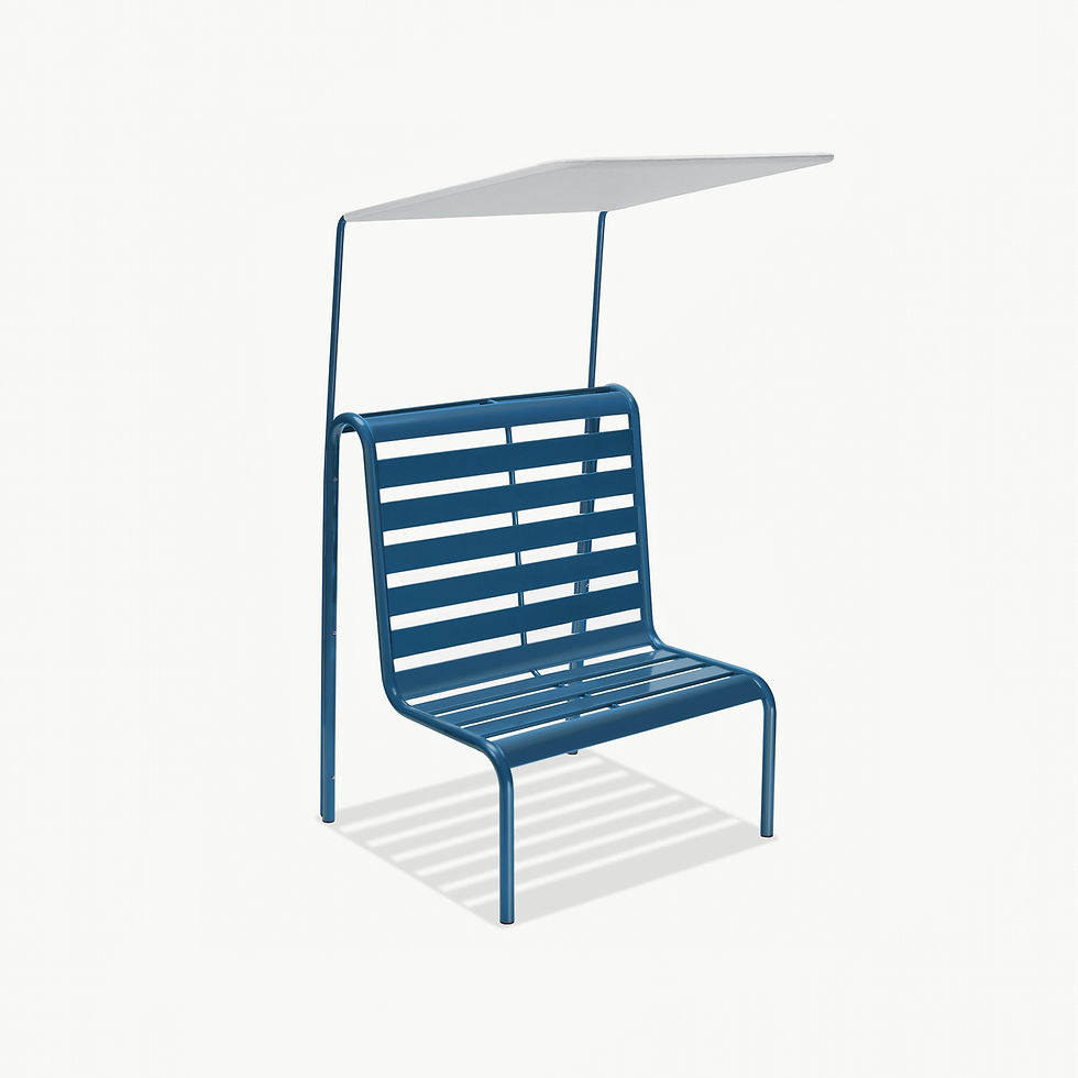 الصورة المصغرة: deco banc de jardin bleu
