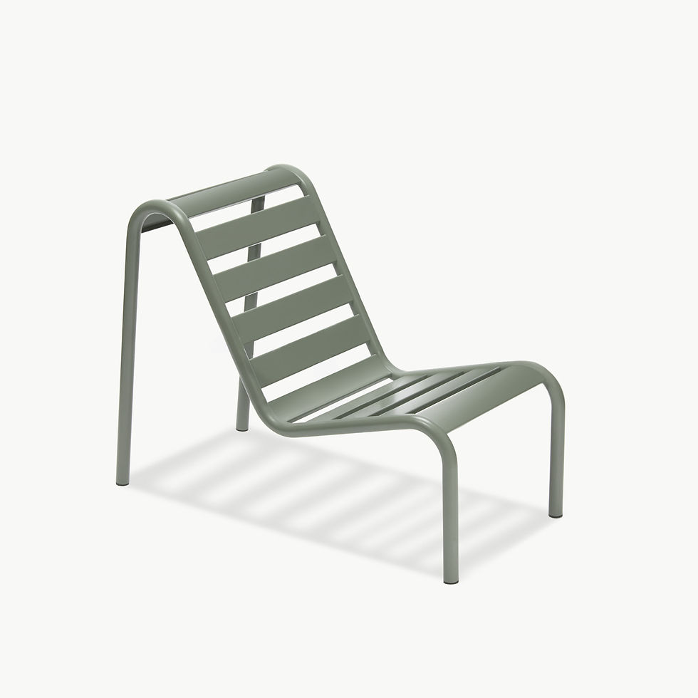 Miniatura: chaise de jardin verte
