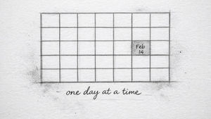 calendar marked feb 14