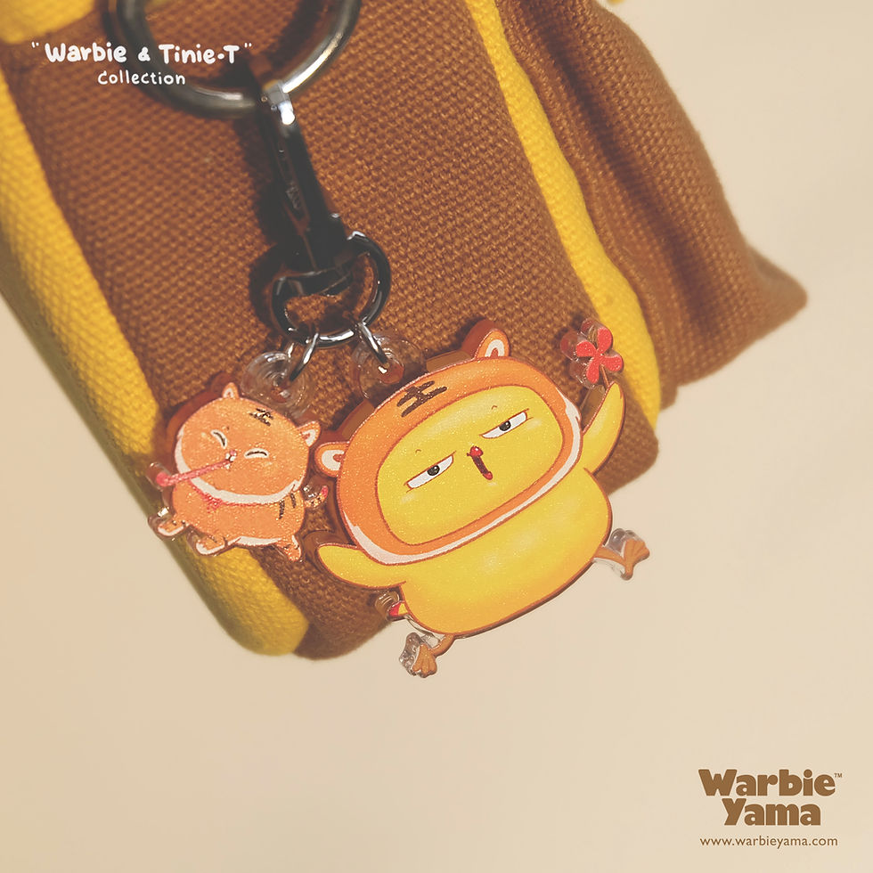 Thumbnail: Warbie acrylic keychain