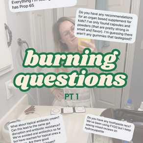 Burning Questions pt. 1