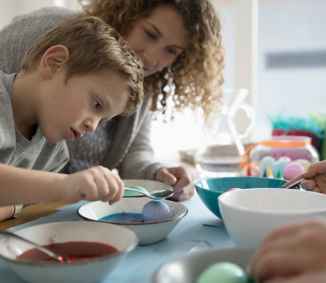 Decorating Easter Eggs