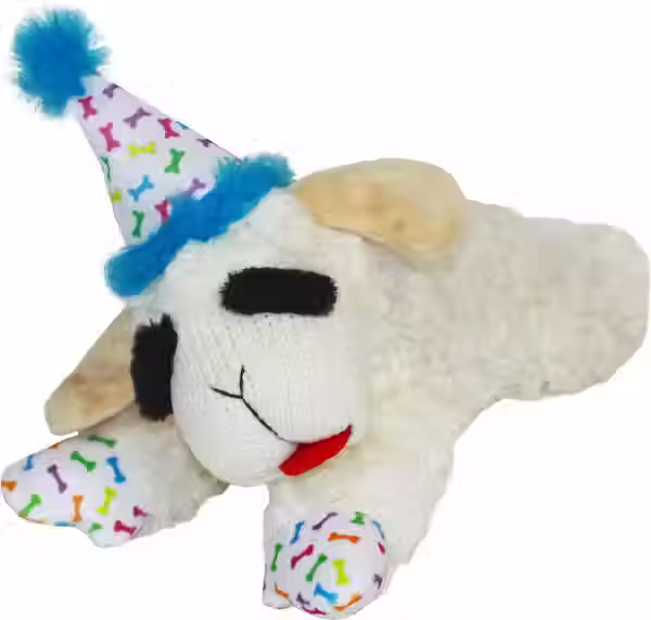 Birthday Lamb Chop® Dog Toy - 6"