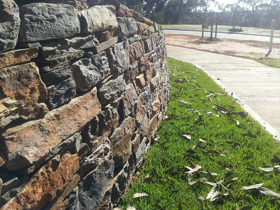 Drystone Wall Using Adelaide Hills Blues