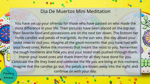 Dia De Muertos: Meditation