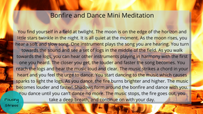 Bonfire and Dance: Meditation