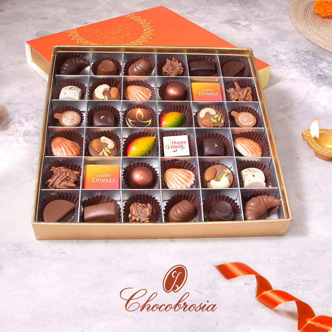 Royal Diwali Gift Box - 36 Chocolates Premium