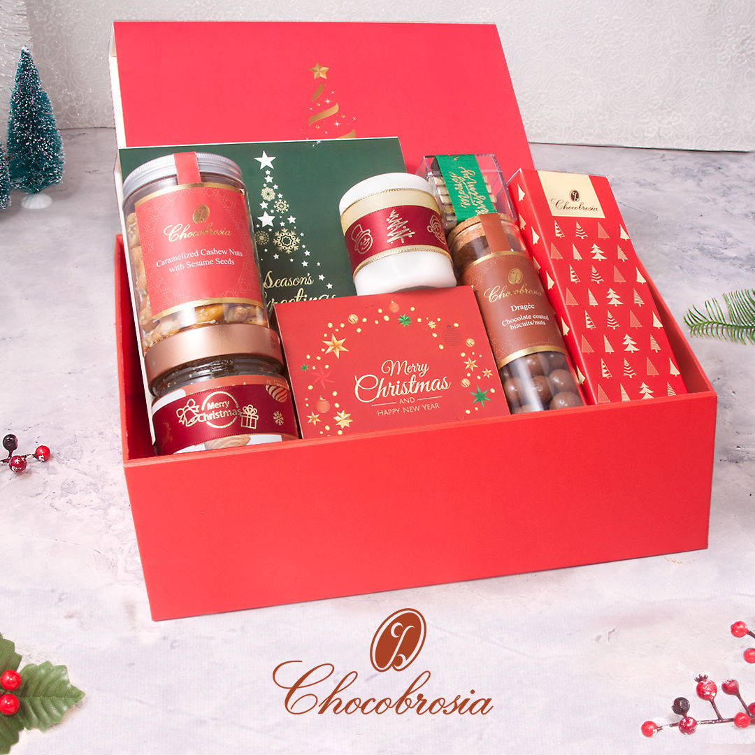 Luxury Christmas Gift Hamper Basket