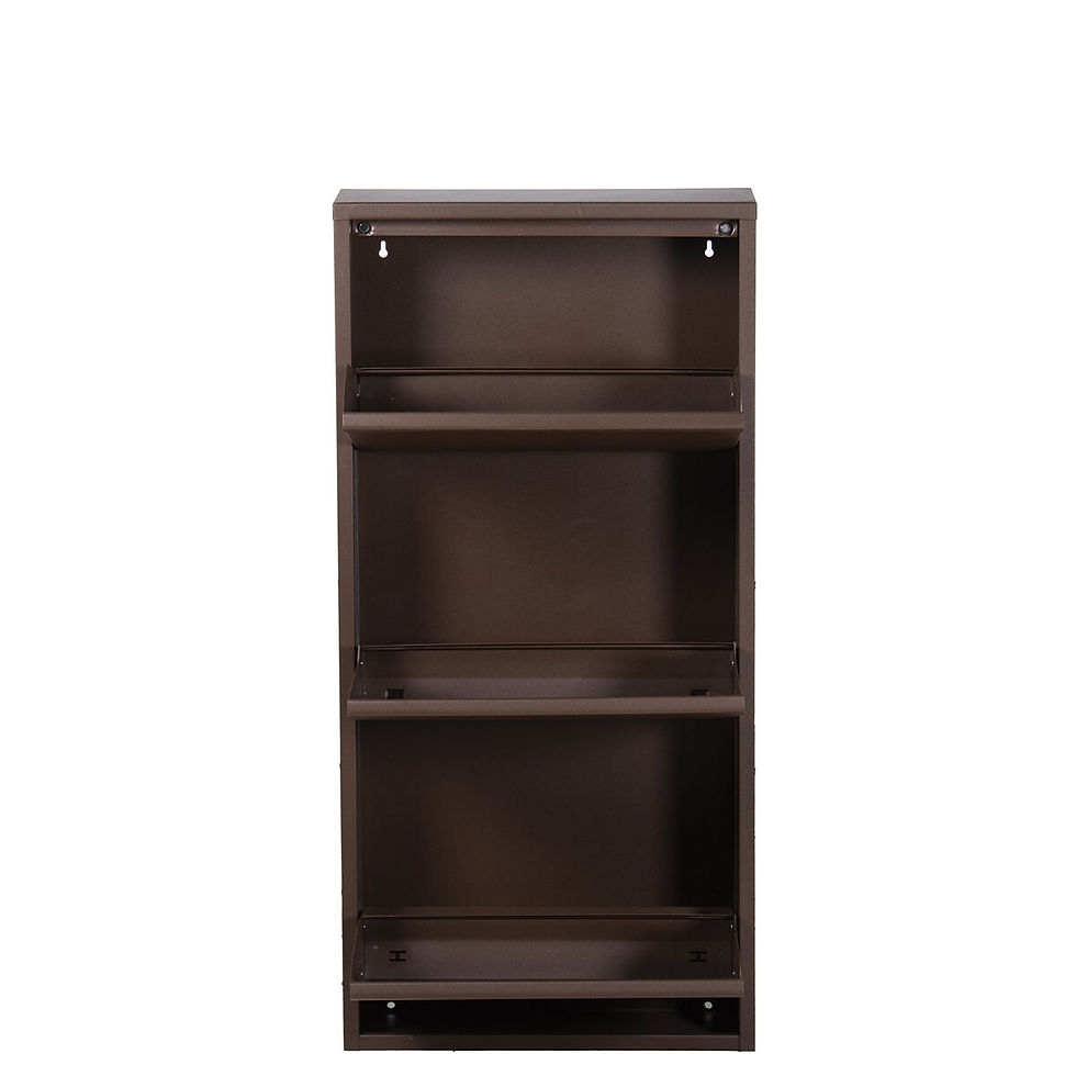 Miniatura: Scarpiera Alexandra House Living Marrone 50 x 103 x 15 cm 3 cassetti