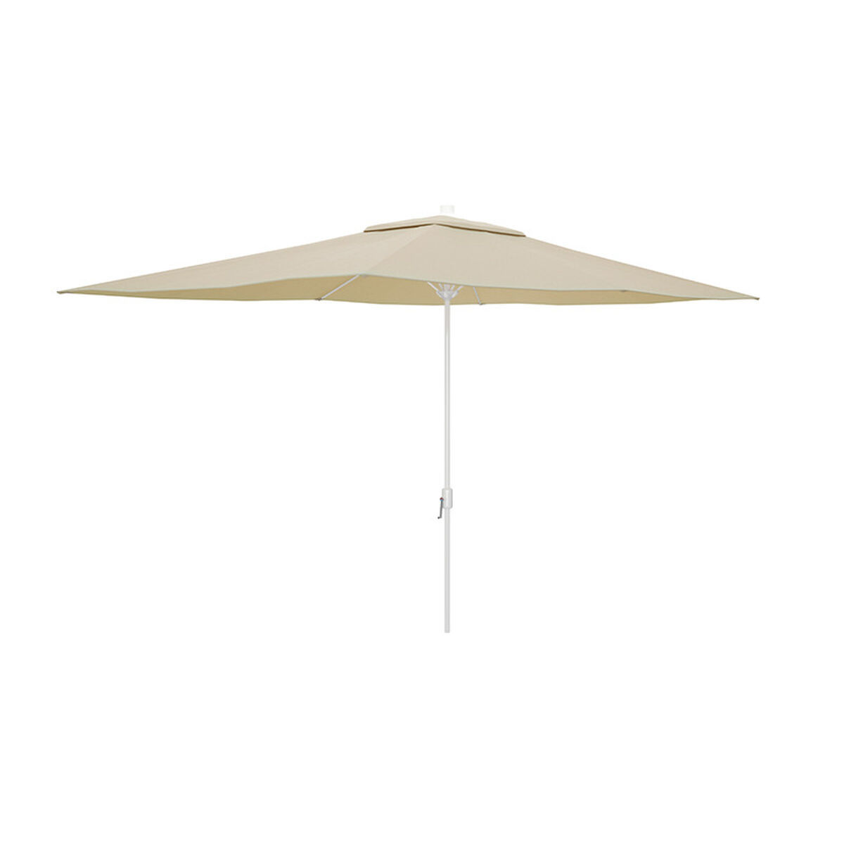 Marbueno Ombrellone Acciaio 6 stecche D200x300 cm Poliestere Beige Giardino, Pi