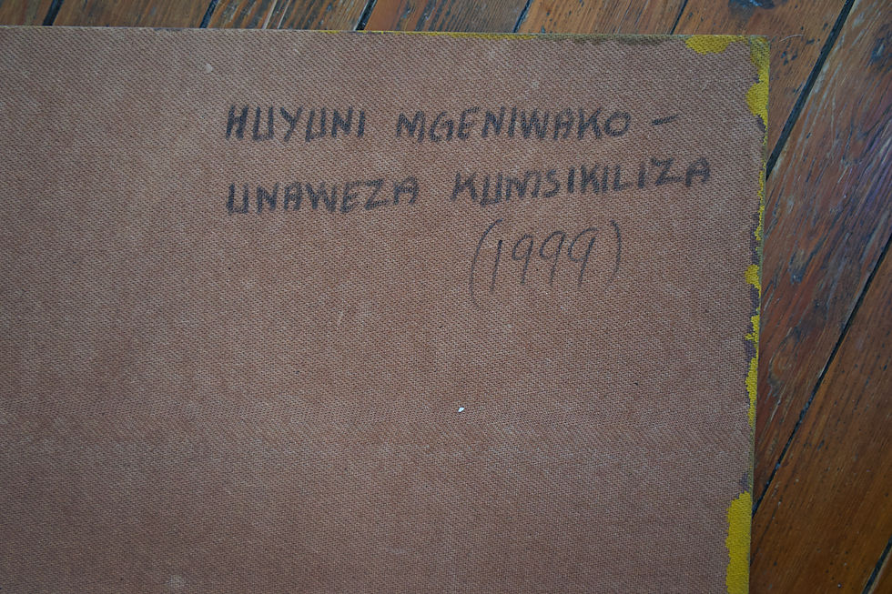 Miniature : George Lilanga - Huyuni mgeniwako unaweza kunisikiliza- 1999