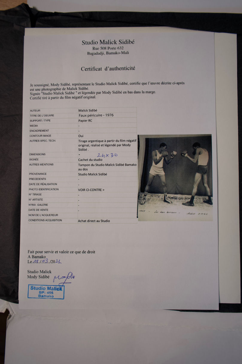 Miniature : Malick Sidibé - Les deux boxeurs - 1966