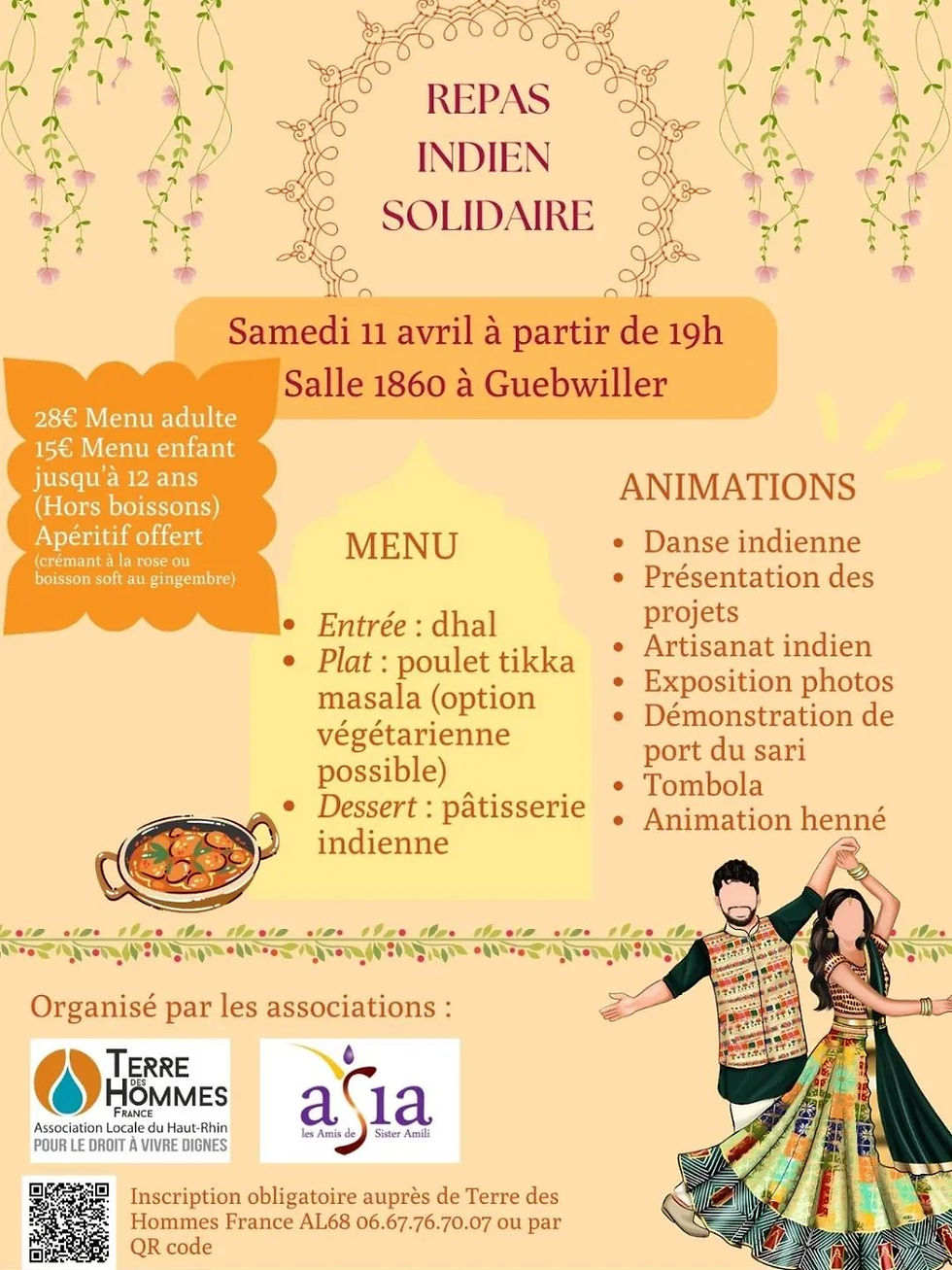 Repas Inde Solidaire