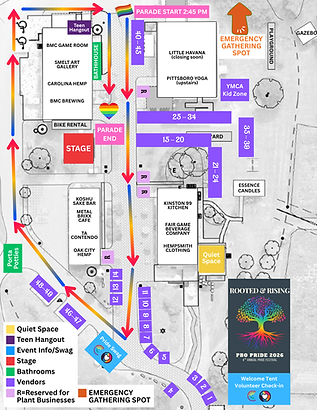 PBO Pride Festival Map