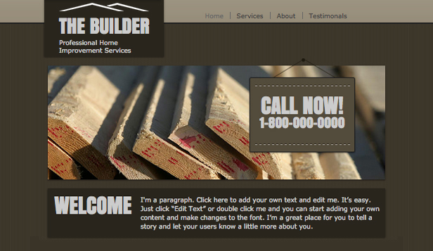 Business Website Templates Wix 7 Business Website Templates Home Improvement