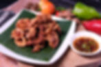 Crispy Friend Pork with Tamarind Sauce